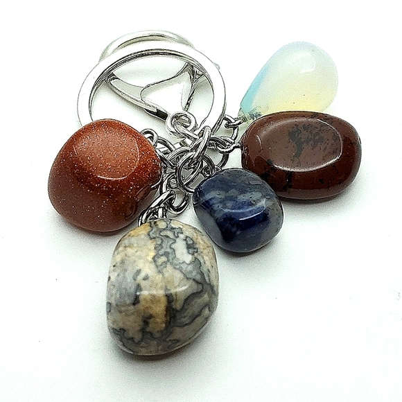 Natural Healing Gemstones Keychain or Purse Charm etc. - Picture 5 of 14